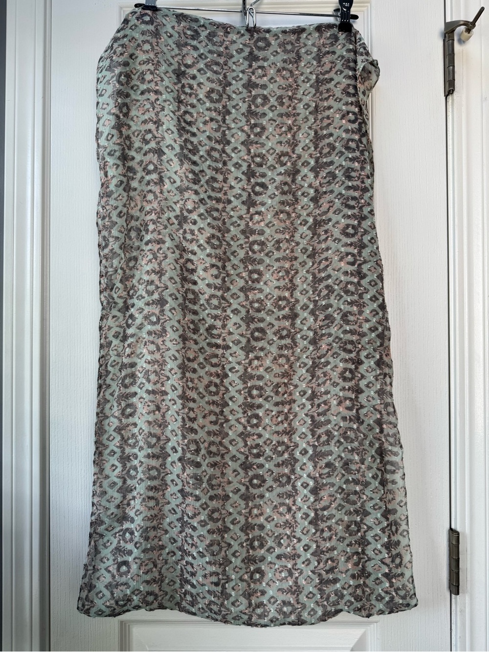 Big Buddha Textured Patterned Sheer Infinity Scarf